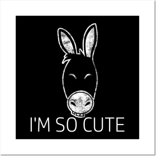 Funny Donkey Quote Posters and Art